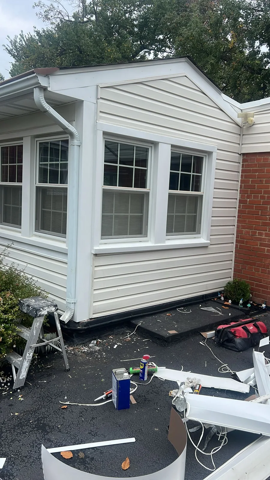 Aluminum wrap project by Master Handyman