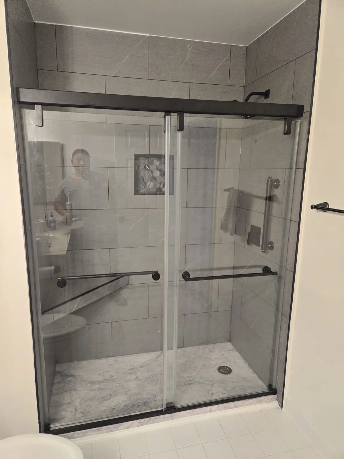 Bathroom remodeling project by Master Handyman