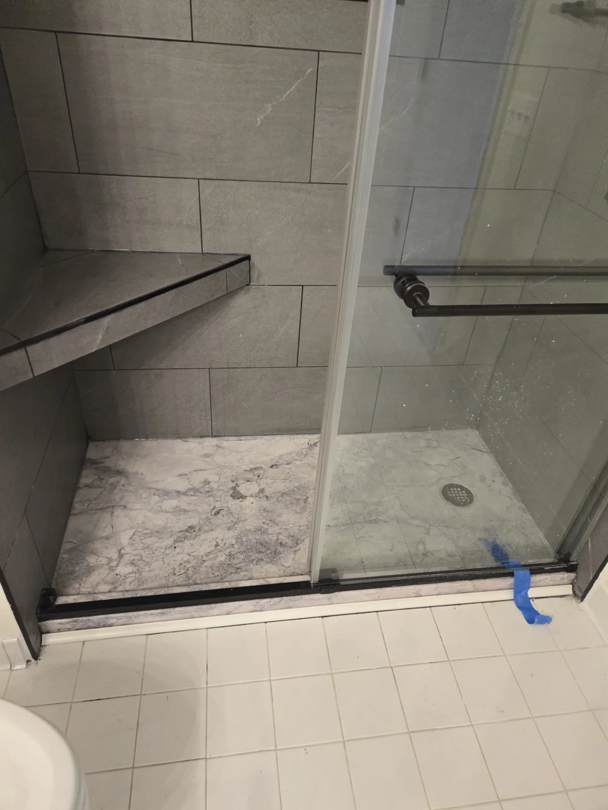 Bathroom remodeling project by Master Handyman