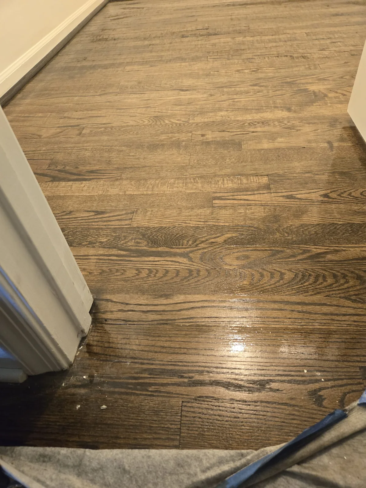 Closet renovation and hardwood floor project by Master Handyman