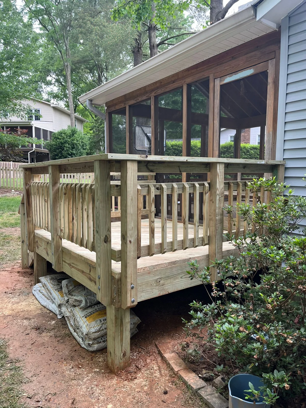Deck built project by Master Handyman