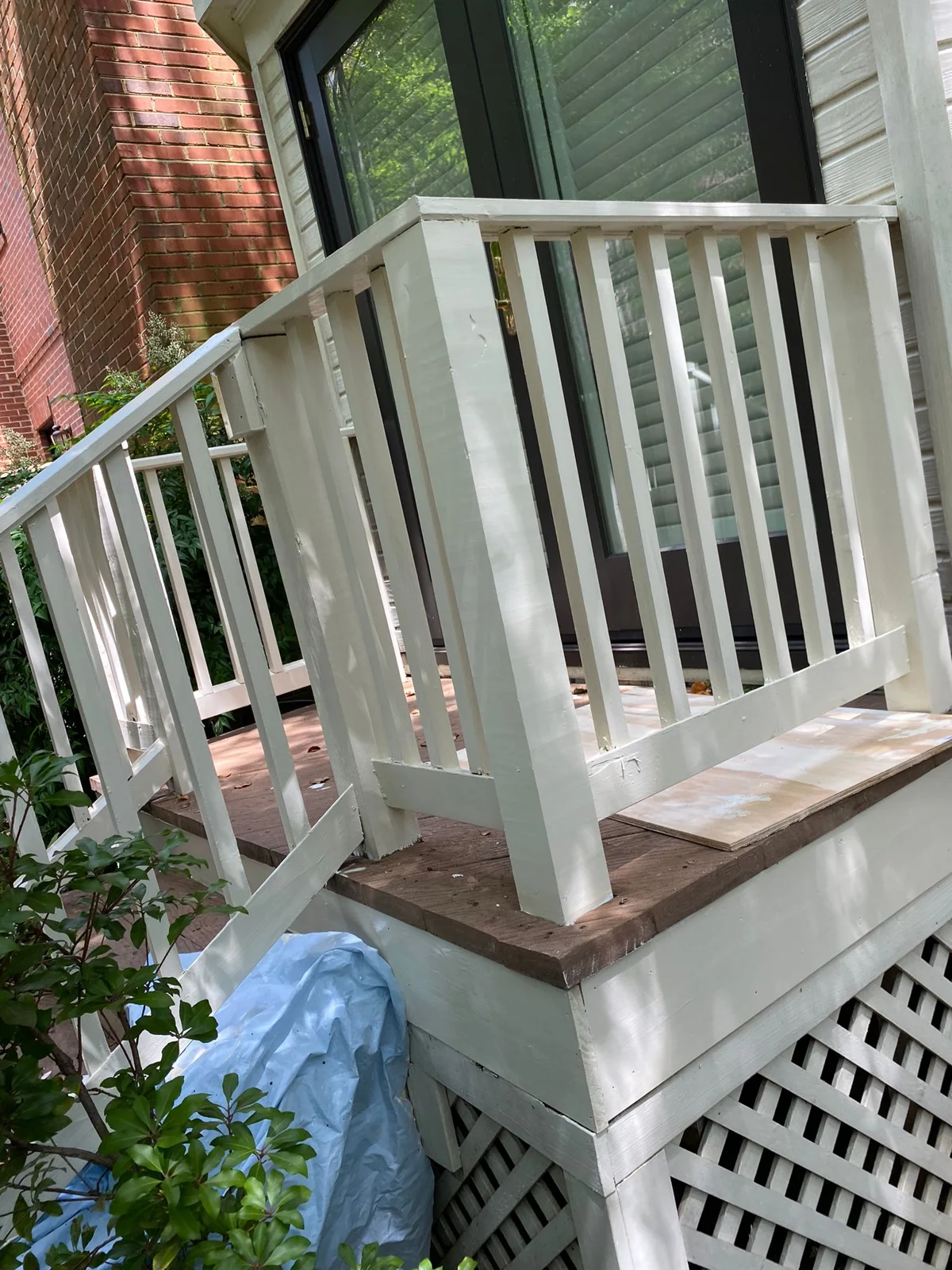 Deck repairs project by Master Handyman