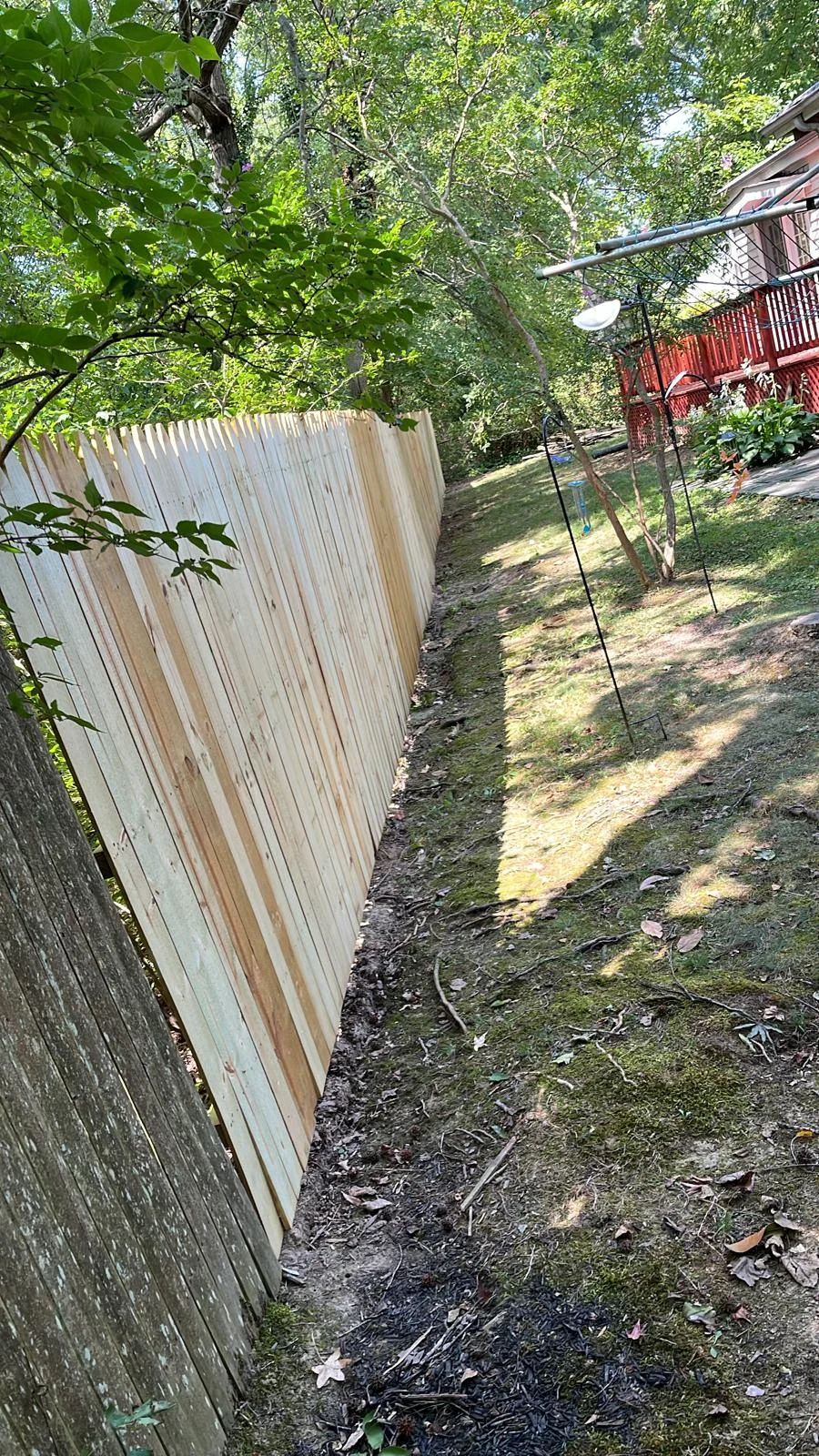 Fence installation project by Master Handyman