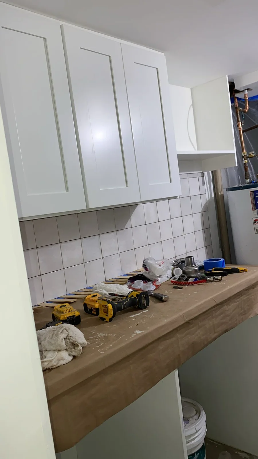 Laundry Renovation project by Master Handyman