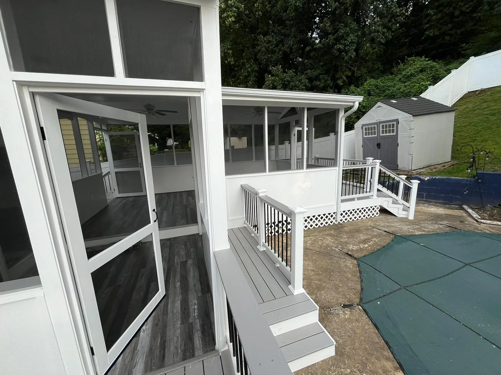 Screen porch project by Master Handyman